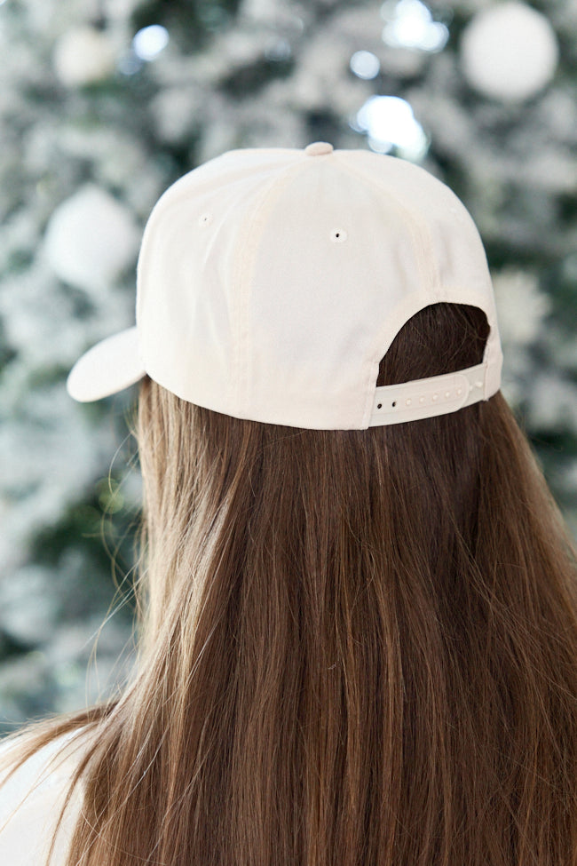 Mama Claus Natural/Khaki Embroidered Trucker Hat SALE